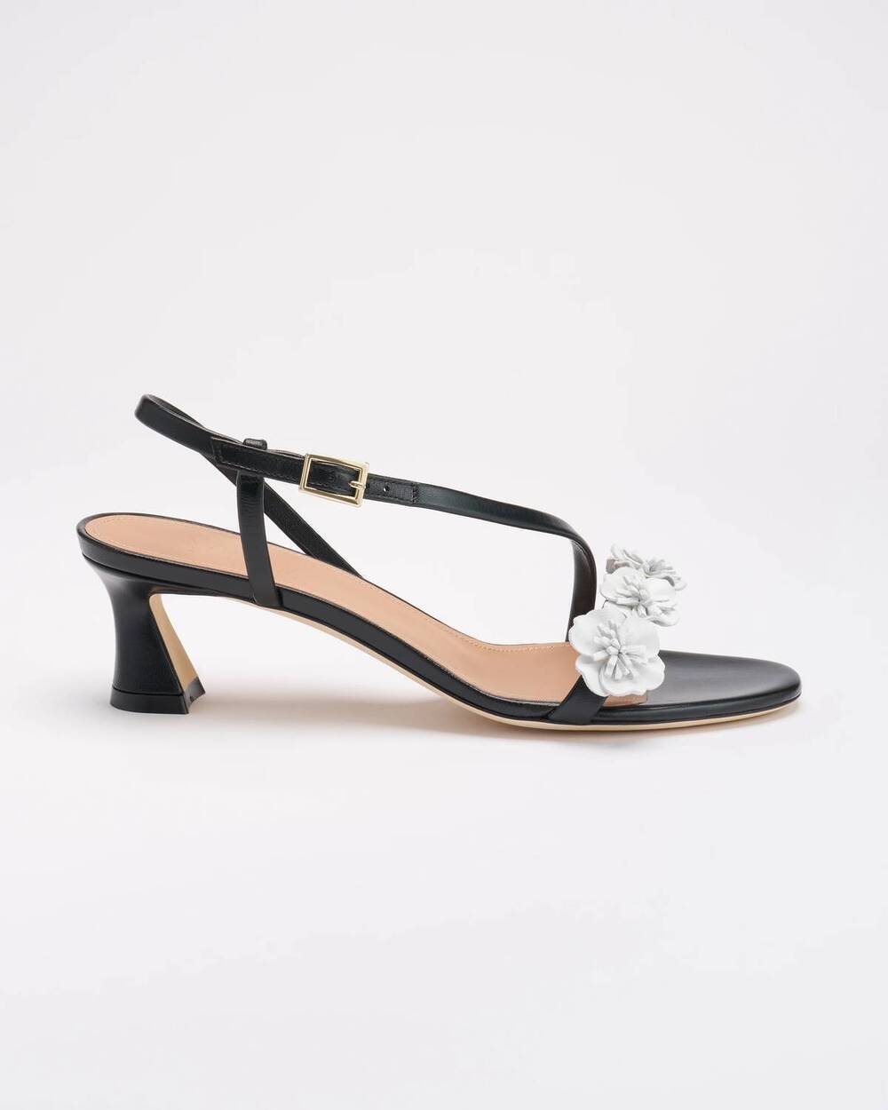 NEW MALONE SOULIERS women's serra 45 leather sandals in black